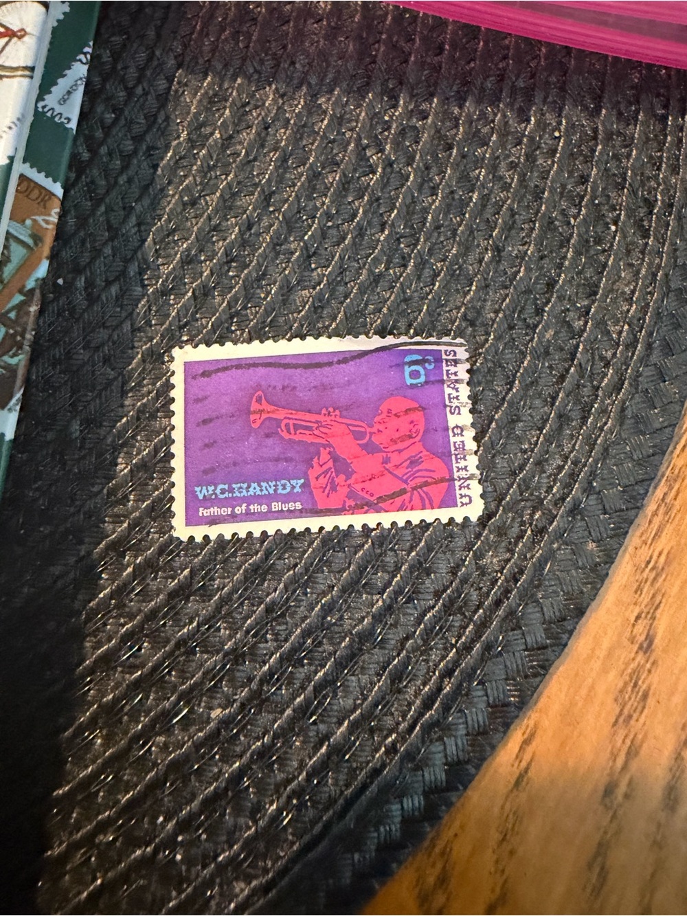 Vintage 1969 W.C. Handy 6 Cent Canceled Stamp